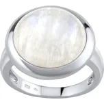 Stříbrný prsten s přírodním Měsíčním kamenem