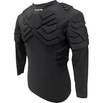 Sada vybavení pro hokejového brankáře Brankařské ribano CCM Goalie Padded shirt SR Barva: BK - Černá, Velikost: XL