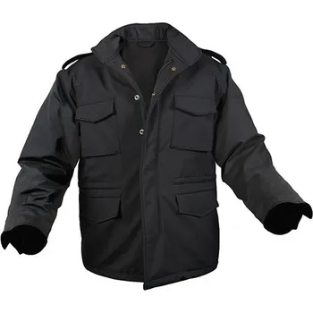 Pánská móda Bunda US M65 SOFT SHELL ČERNÁ L - Není skladem