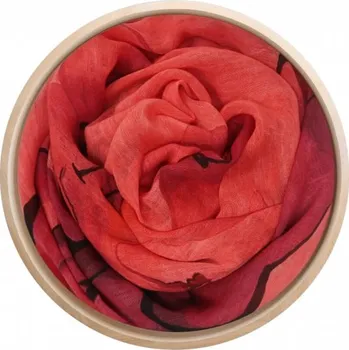 Šátek Dámský šátek DEGAS 29 bambus red, InnBamboo Itálie