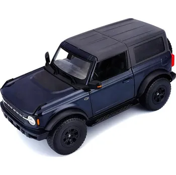 autíčko Maisto Ford Bronco Wildtrak 2021 1:18 modrá metalíza - expresní doprava