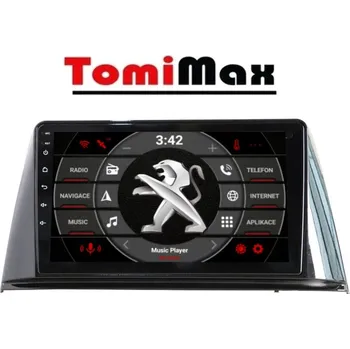 Auto Hi-Fi TomiMax Peugeot 308 Android 14 autorádio s WIFI, GPS, USB, BT HW výbava: 8 Core 6GB+128GB HIGH - Model auta: Peugeot 308 2016-2020, Velikost obrazovky: Dotyková obrazovka: 9"
