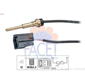 Auto-moto Snímač, teplota chladiva FACET 7.3289