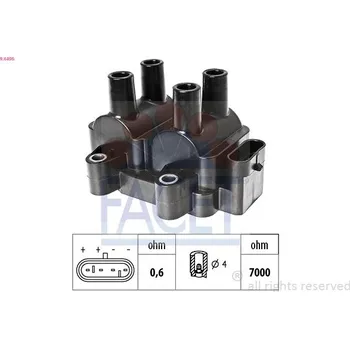 Zapalovací cívka Zapalovací cívka FACET 9.6496