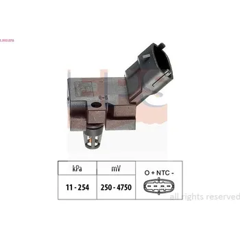 Auto-moto Snímač barometrického tlaku vzduchu EPS 1.993.078
