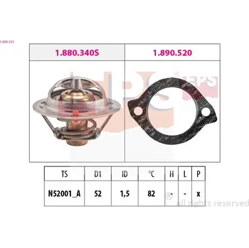Automobilové těsnění Termostat, chladivo EPS 1.880.331