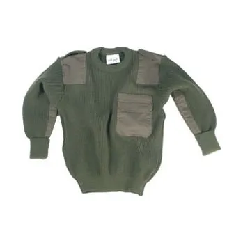 Pánské oblečení Svetr dětský COMMANDO s kapsou ZELENÝ XXL - Skladem