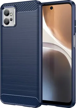 Pouzdro na mobilní telefon BeWear Carbon Case Flexible pro Motorola Moto G32 tmavě modré
