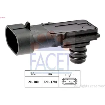 Čidlo automobilu Snímač barometrického tlaku vzduchu FACET 10.3023