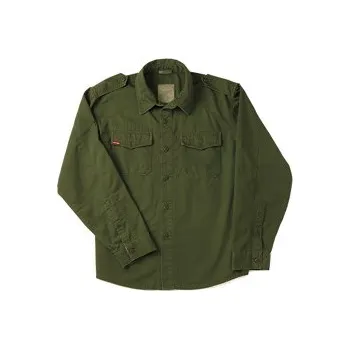 Košile VINTAGE FANTIGUE ZELENÁ M - Skladem