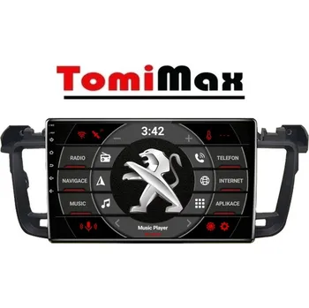 Autorádio TomiMax Peugeot 508 Android 14 autorádio s WIFI, GPS, USB, BT HW výbava: 4 Core 2GB+32GB LOW - Model auta: Peugeot 508, Velikost obrazovky: Dotyková obrazovka: 9"