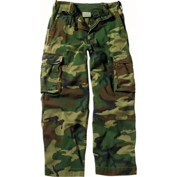 Pánské oblečení Kalhoty dětské VINTAGE PARATROOPER WOODLAND M - Skladem