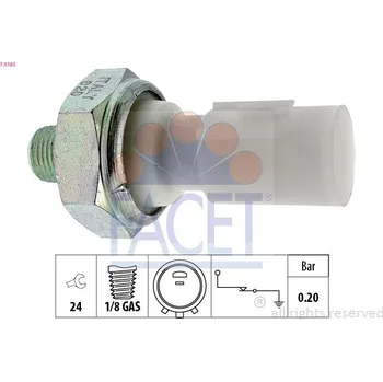 Auto-moto Olejový tlakový spínač FACET 7.0182