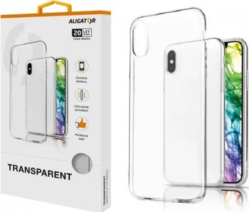 Pouzdro na mobilní telefon ALIGATOR Transparent pro T Phone průhledné