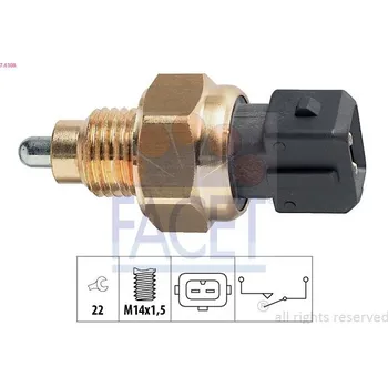 Auto-moto Spínač, světlo zpátečky FACET 7.6108
