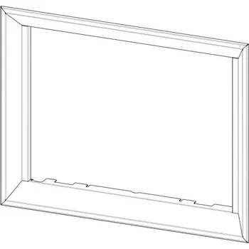 Krbová vložka ROMOTOP RÁMEK D2M RAM04N krycí, polohluboký