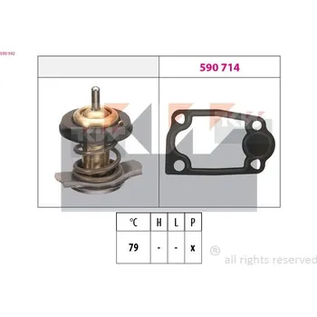 Těsnění motoru Termostat, chladivo KW 580 942