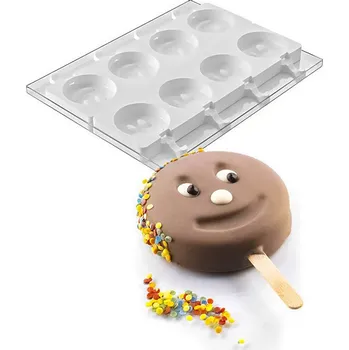 Nádoba na pečení Forma silikonová na nanuky, 8 ks Mr Funny+dřívka 8x100ml/2 formy