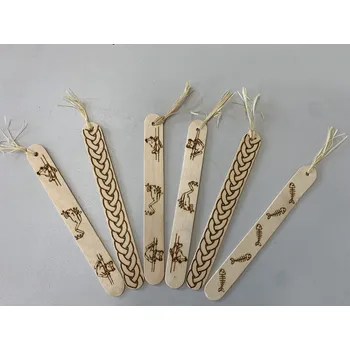 Nástroj na niť a příze Dřevěná záložka do knihy