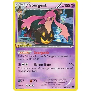 Sběratelská karetní hra Gourgeist 045/119 - Phantom Forces Typ karty: Reverse Holo