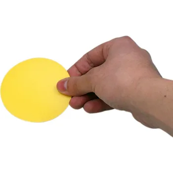 Výstražná páska Odolné podlahové značení pro palety - disk 90 mm - Černá