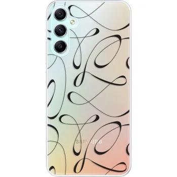 Pouzdro na mobilní telefon Odolné silikonové pouzdro iSaprio - Fancy - black - Samsung Galaxy A34 5G