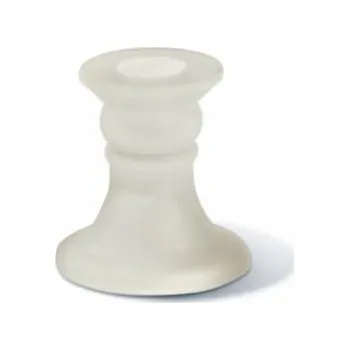 Svícen Skleněný svícen na svíčky, matný