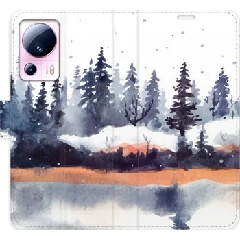 Pouzdro na mobilní telefon Flipové pouzdro iSaprio - Winter 02 - Xiaomi 13 Lite