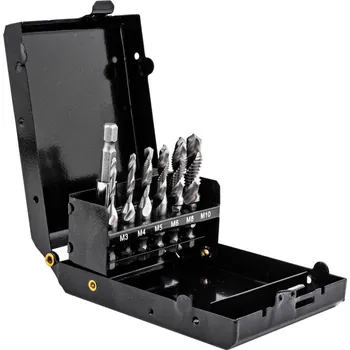 Vrtačka ProfiGaráž Sada závitových vrtáků M3-M10 HSS 6ks