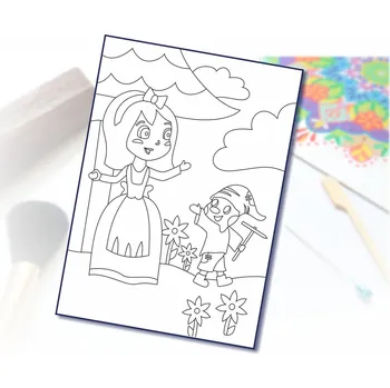 Radost v písku Šablona na pískování Sněhurka Varianta: A5 (148 x 210 mm)