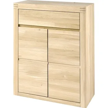 Komoda Dubová komoda MILE 050 dub bianco Barevné provedení: Dub bianco