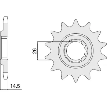 Řetězová sada pro motocykl CHT řetězové kolo přední 335 15 HONDA CBX 1000 s (79-80) (SC03)(řetěz 630) (JTF335.15) (CHT řetězové kolo přední 335 15 HONDA CBX 1000 s (79-80) (SC03)(řetěz 630) (JTF335.15))