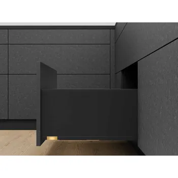 Nábytkové kování BLUM Bočnice LEGRABOX PURE "F" černá karbon L+P Jmenovitá délka [mm]: 550