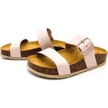 Dámské kožené pantofle 343004 NAPA RUST MAQUILLAJE Plakton béžová Barva: maquillaje, Velikost: 41