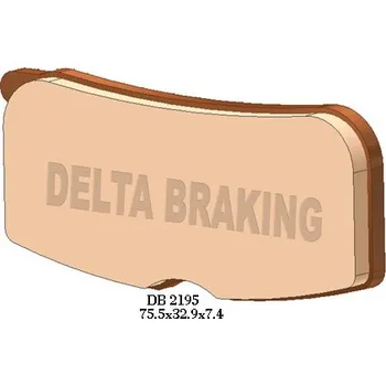 Brzdová destička DELTA BRAKING brzdové destičky KH474 CAN-AM SPYDER RS / RS-S / RT / RT LTD / RT-S 10-12, RS SE5 / SM5 08-09 přední levá strana / pravá - nahrazuje DB2195RD-N3 i DB2195RD-N4 (DELTA BRAKING brzdové destičky KH474 CAN-AM SPYDER RS / RS-S / RT / RT LTD / RT-S