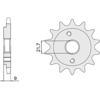 Řetězová sada pro motocykl CHT řetězové kolo přední 350 13 HONDA XR 600R 91-00, POLARIS 500 (JTF1309.14) (309-13) (CHT řetězové kolo přední 350 13 HONDA XR 600R 91-00, POLARIS 500 (JTF1309.14) (309-13))