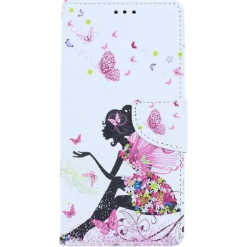 Pouzdro na mobilní telefon Pouzdro iPhone SE 2020 knížkové Zasněná dívka (kryt neboli obal na iPhone SE 2020)