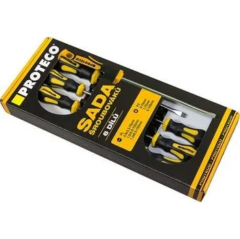 Sada nářadí PROTECO sada šroubováků 6-dílná (PL + PZ) v krabici