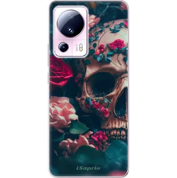 Pouzdro na mobilní telefon Odolné silikonové pouzdro iSaprio - Skull in Roses - Xiaomi 13 Lite