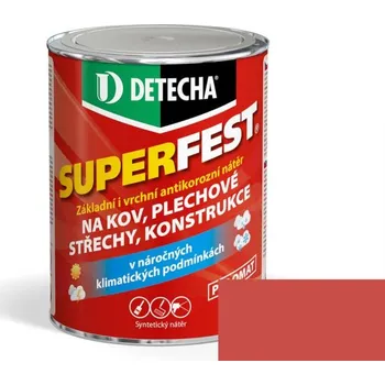 barva na kov Detecha SUPERFEST 0,8kg červenohnědý
