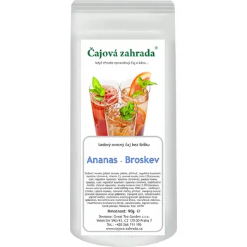 Horký nápoj Čajová zahrada Ananas & Broskev - ovocný čaj Varianta: ovocný čaj 500g