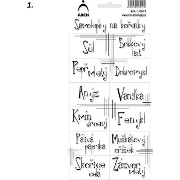 Dětské zboží Samolepky na kořenky - linky, mix