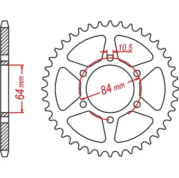 Řetězová sada pro motocykl JR rozeta 814 43 SUZUKI GSX 400 81-85, GS 400LT 81, (81443JT) (řetěz 530) (JR rozeta 814 43 SUZUKI GSX 400 81-85, GS 400LT 81, (81443JT) (řetěz 530))