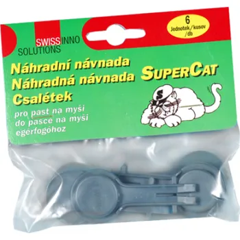 Hubení hlodavce SWISSINNO SWISS Past potkani náhradní návnada 3 ks