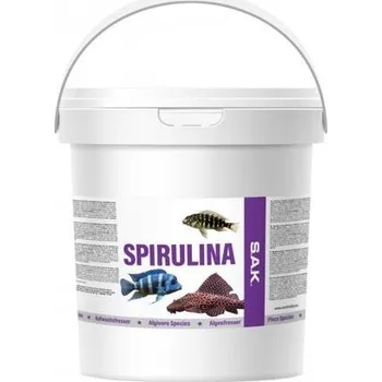 Krmivo pro rybičky SAK Spirulina Granulat 10 200ml/4500g varianta SAK Spirulina - velikost 3 - pro ryby 7-13cm