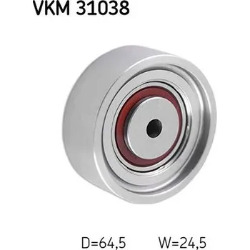 Vratná/vodicí kladka, klínový žebrový řemen SKF VKM 31038