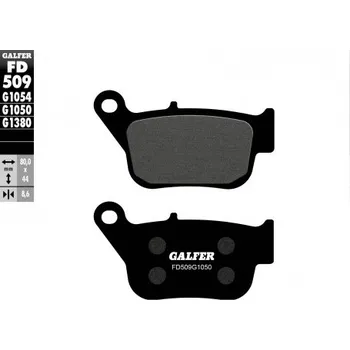 Brzdová destička GALFER brzdové destičky KH678 polokovové SCOOTER YAMAHA YP 250R X-MAX 14-17 (GALFER brzdové destičky KH678 polokovové SCOOTER YAMAHA YP 250R X-MAX 14-17)