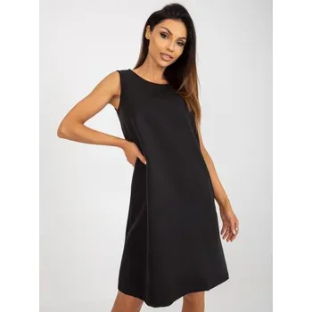 Dámské oblečení Dámské šaty ke kolenům OCH BELLA černé
