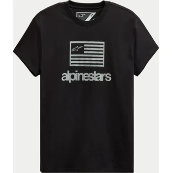 Pánské tričko ALPINESTARS triko FLAG black - 2XL