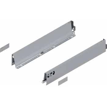 Nábytkové kování BLUM Bočnice ANTARO "M" šedá RAL9006 L+P Jmenovitá délka [mm]: 270